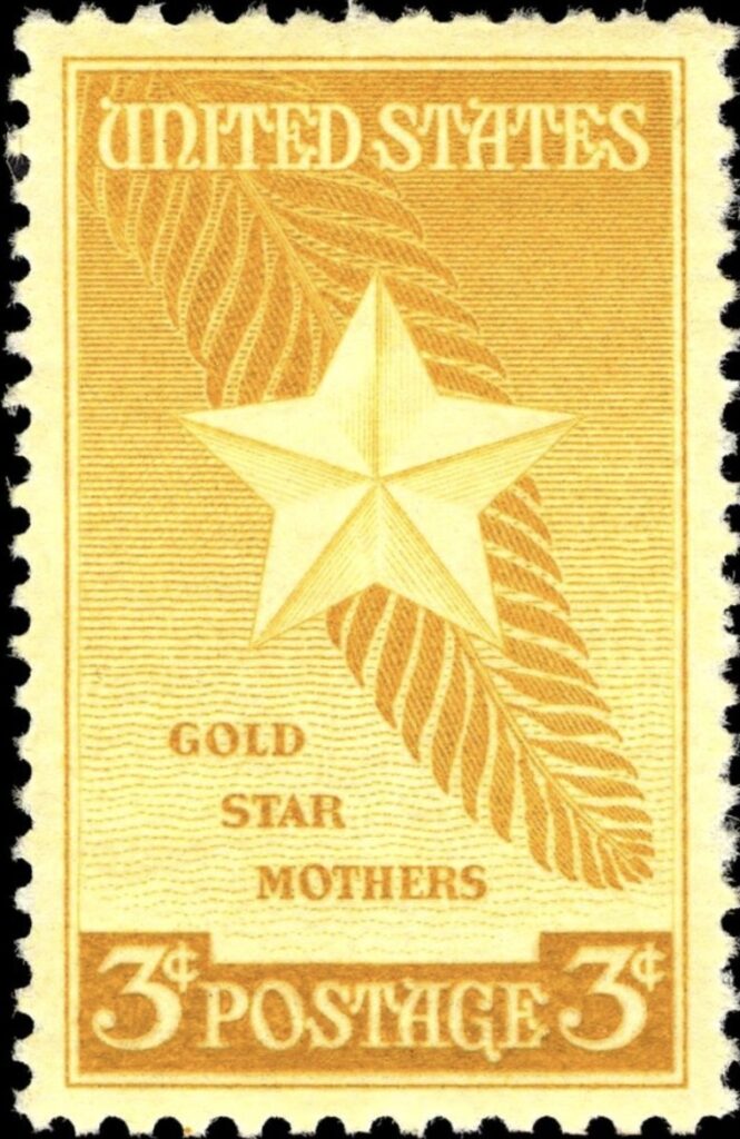 Gold Star Mothers postage stamp