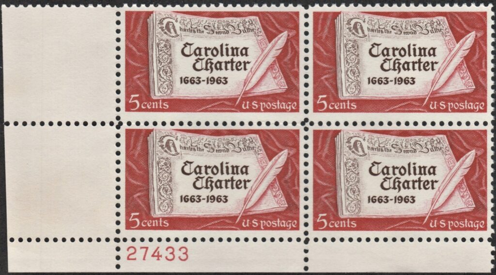 Carolina charter stamp