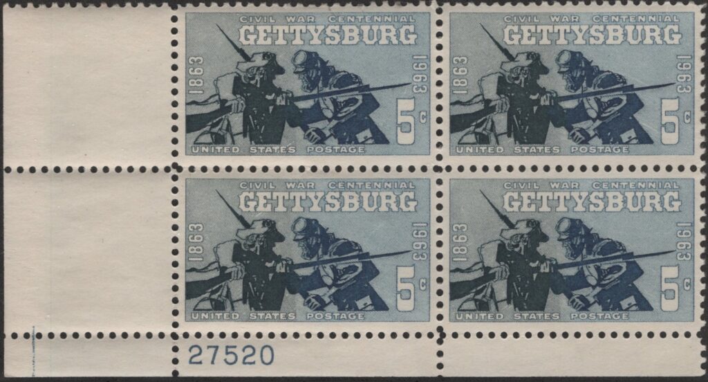 Gettysburg centennial stamp