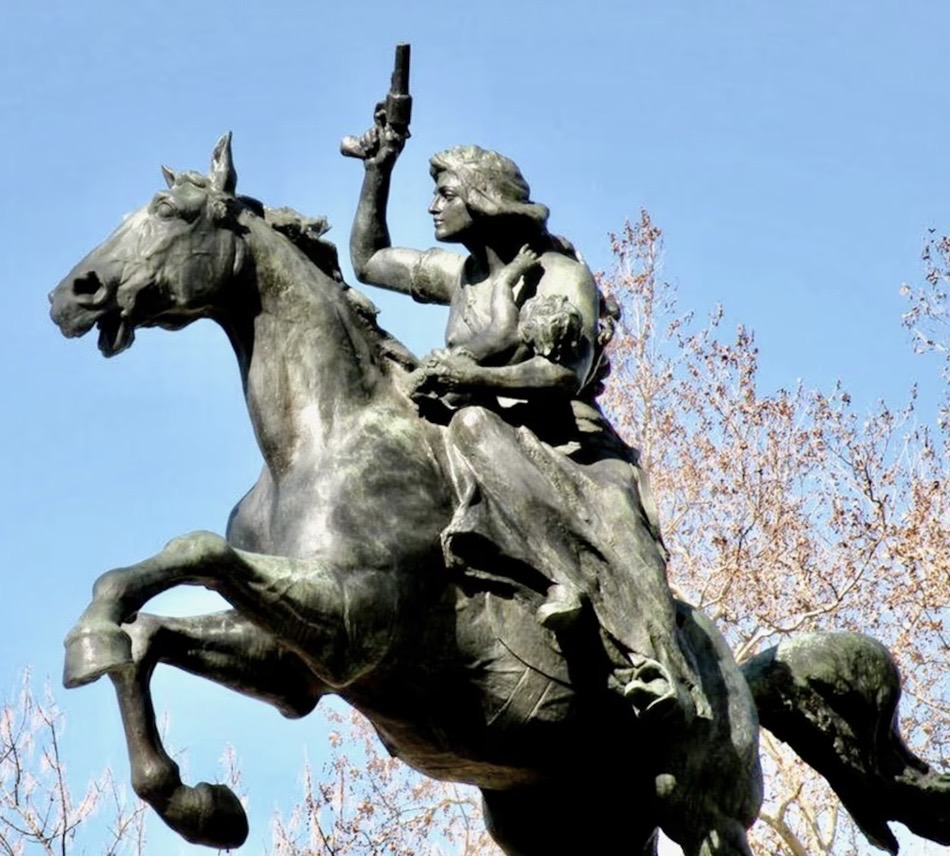 Anita Garibalda status in Rome