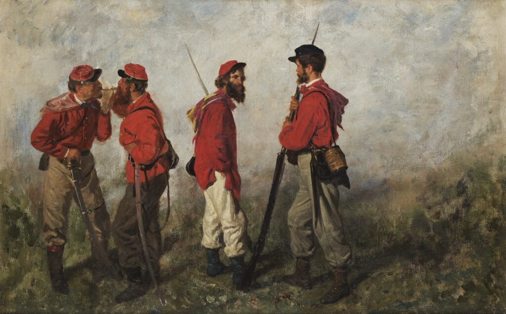 Filippo Palizzi - Un gruppo di garibaldini (1860)
