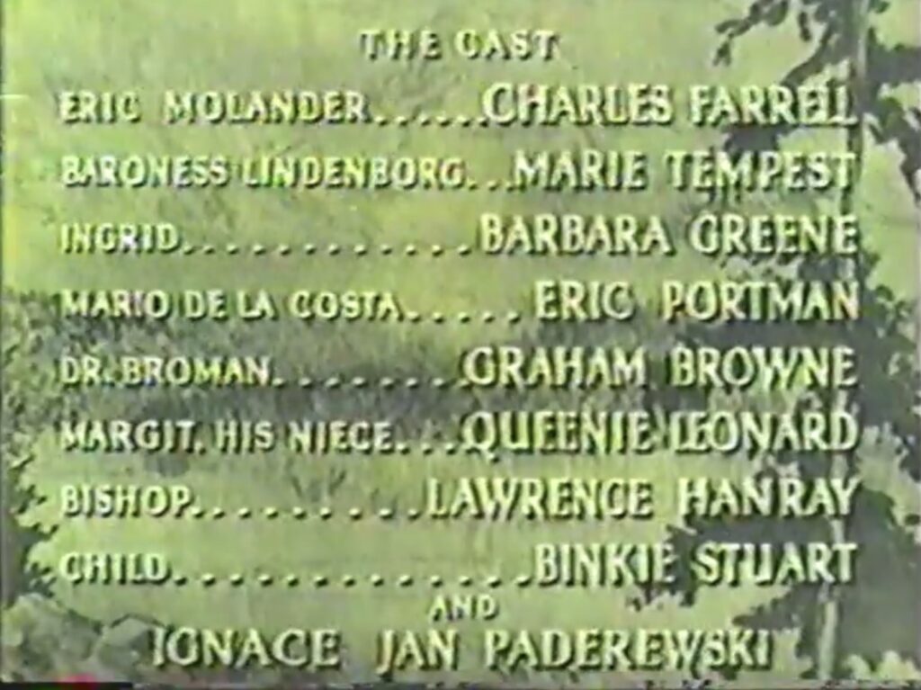 Cast of characters in “Moonlight Sonata“