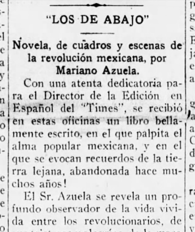 Los de Abajo mentioned in El Paso Times
