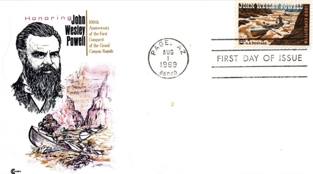 first day cover from Powell centennial issue