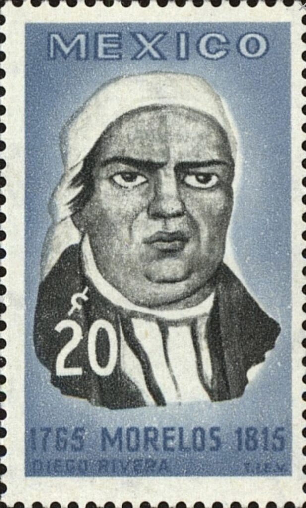 Stamp featuring Morelos