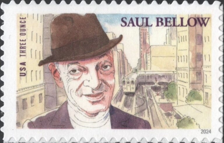 Saul Bellow: Chicago’s Literary Conscience on a Postage Stamp