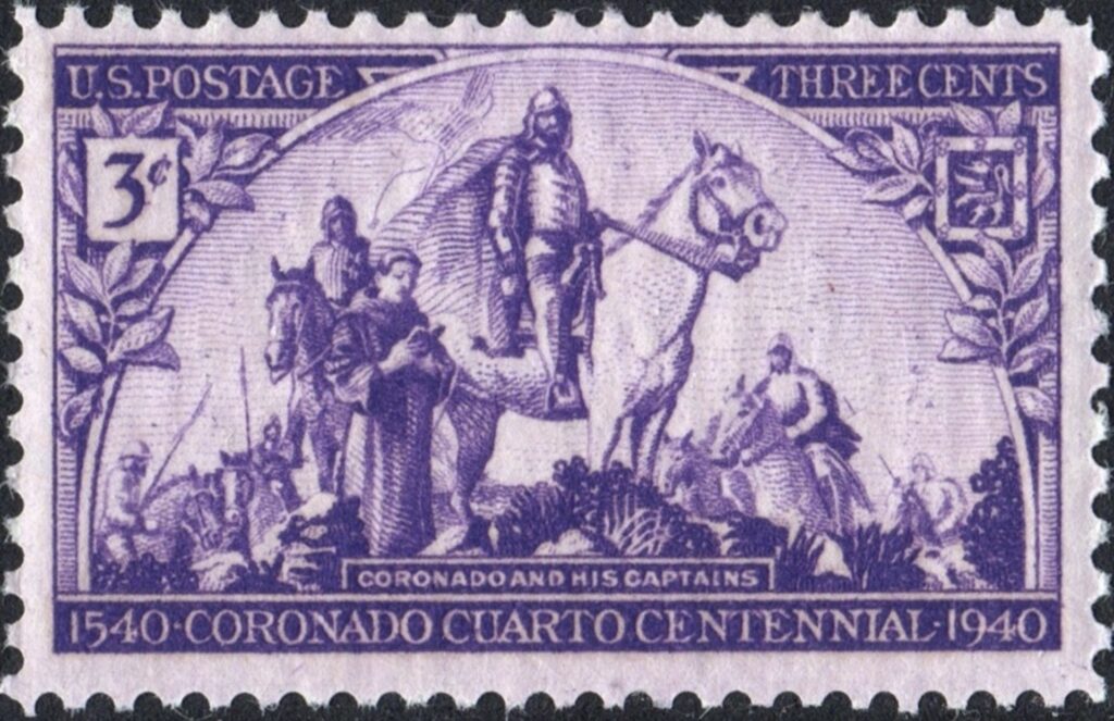 Coronado's entrada postage stamp, 1940