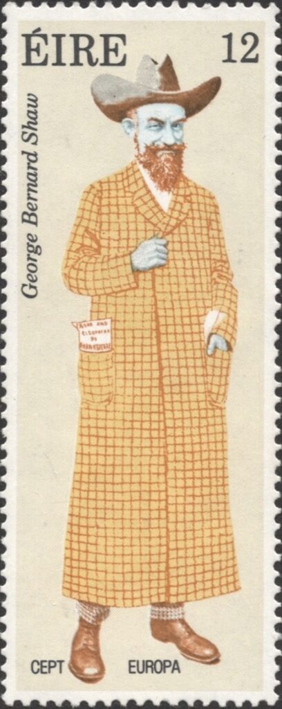 George Bernard Shaw on Irish postage stamp