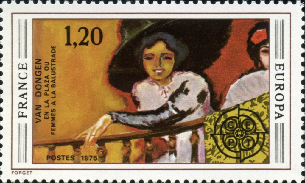 Woman on the Railing, France