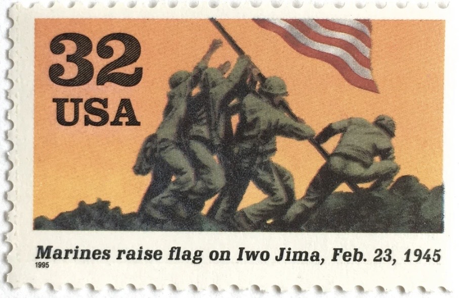 Flag-raising on Iwo Jima