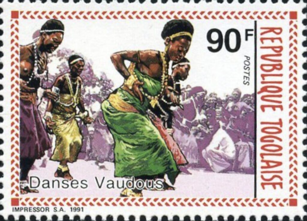 voodoo dancer from togo