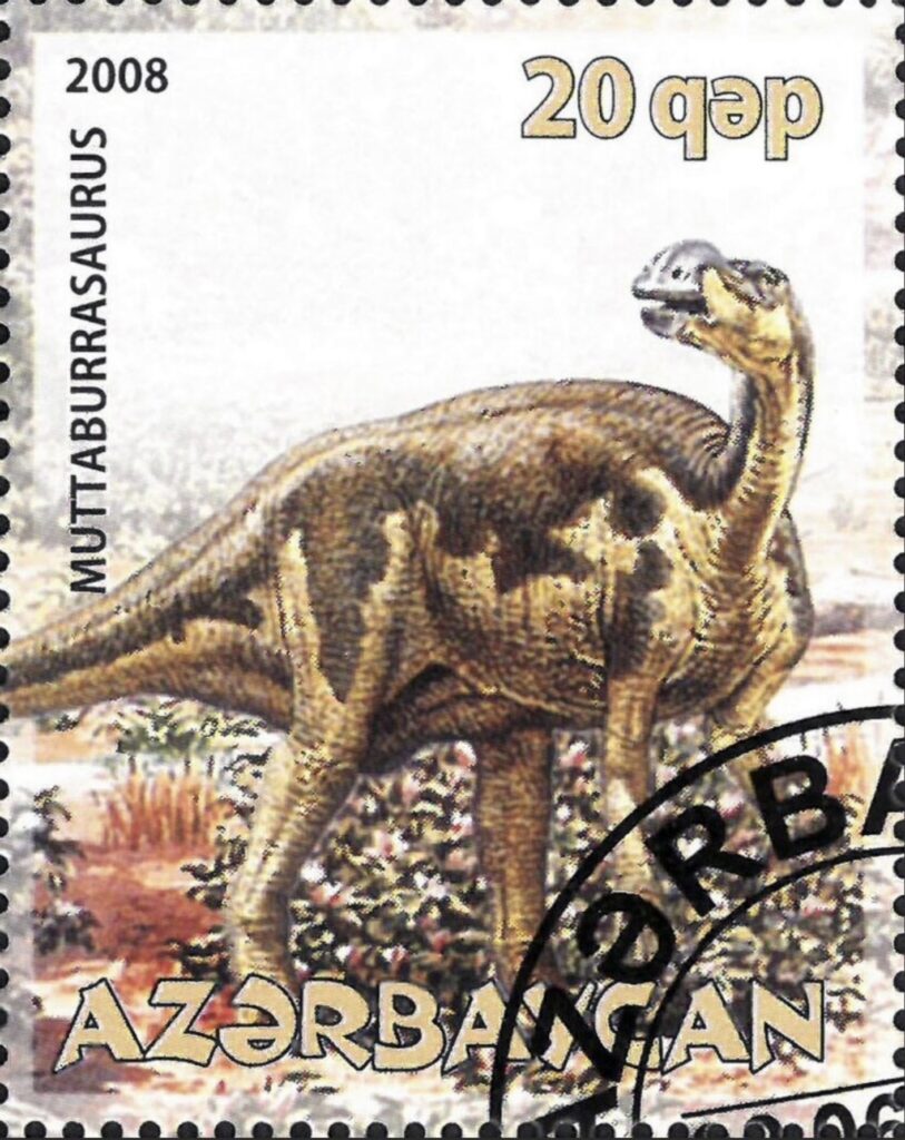 Illegal dinosaur stamp